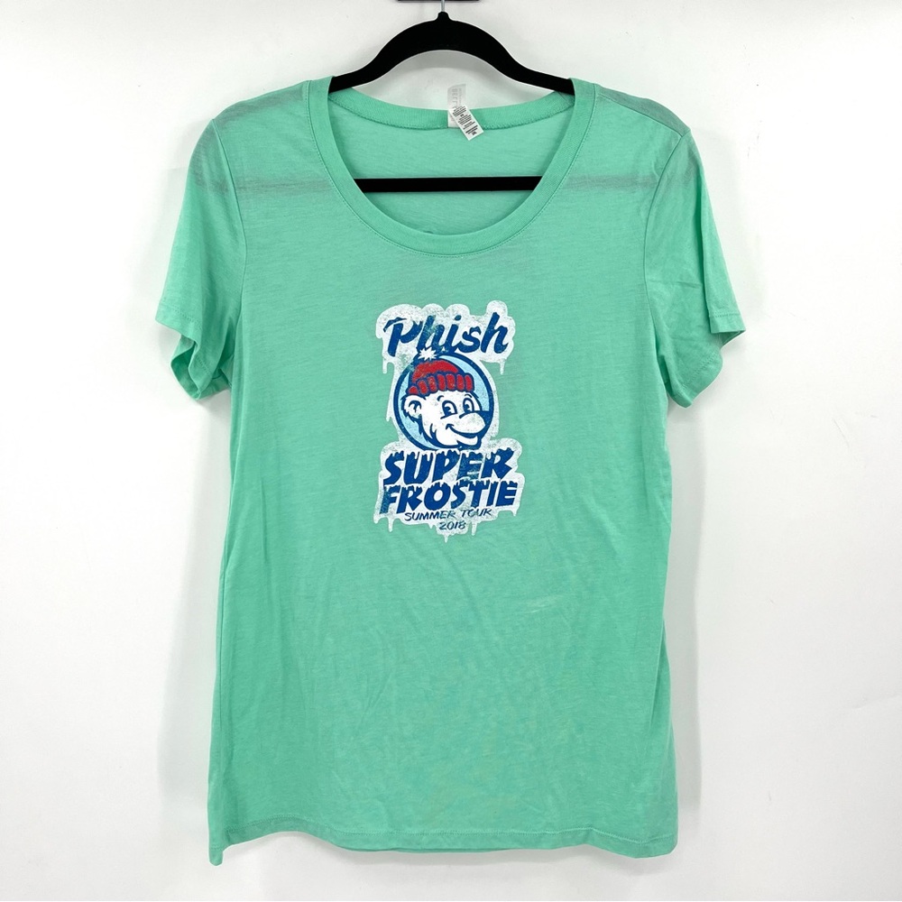 PHISH Super Frostie Summer Tour Tshirt 2XL Women Concert Merch Band Tee Green